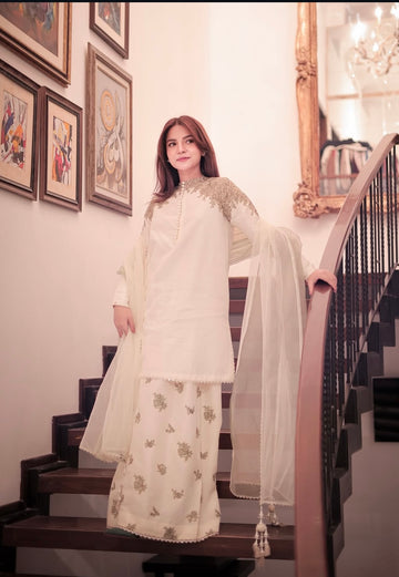 white formal dress