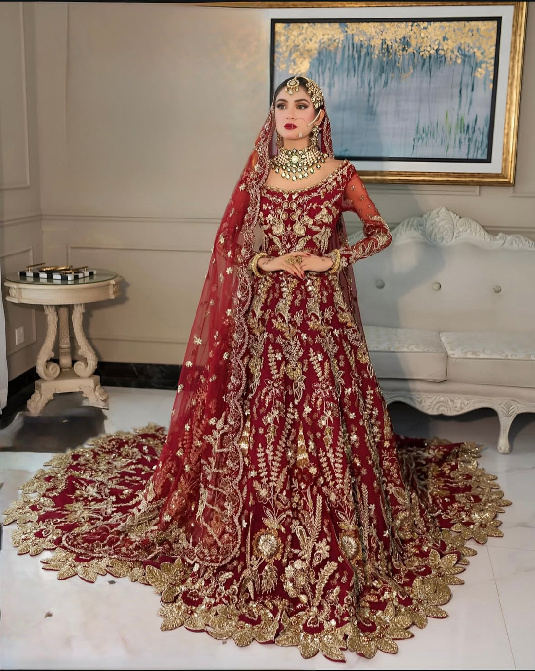 long bridal dresses for mehndi/walima grils/ladies in pakistan 
