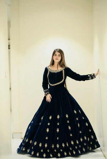 Elegant Blue Frock for Girls and Ladies – Stylish & Comfortable