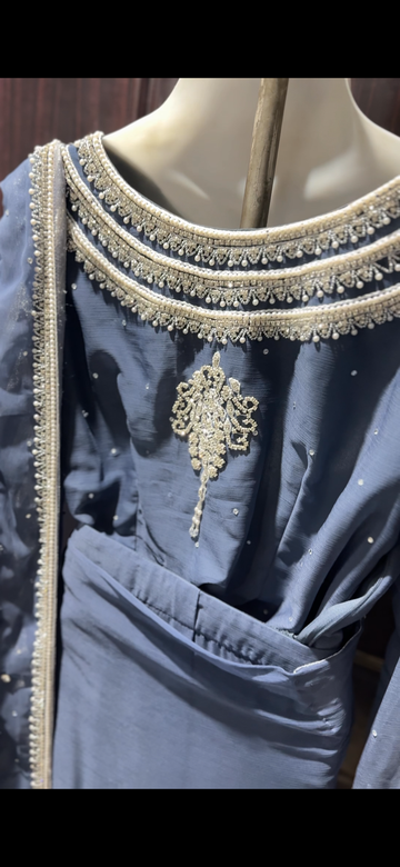 Buy Grey Chiffon Sarees Online for Elegant Occasions