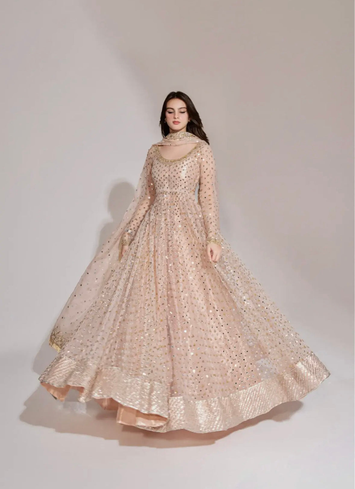 Elegant Anarkali & bridal maxi dresses with fine embroidery, perfect for wedding & walima to make your day graceful and memorable