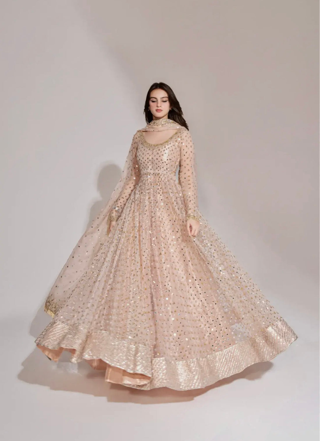 Elegant Anarkali & bridal maxi dresses with fine embroidery, perfect for wedding & walima to make your day graceful and memorable