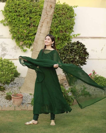 Azadi Emerald Lawn Suit