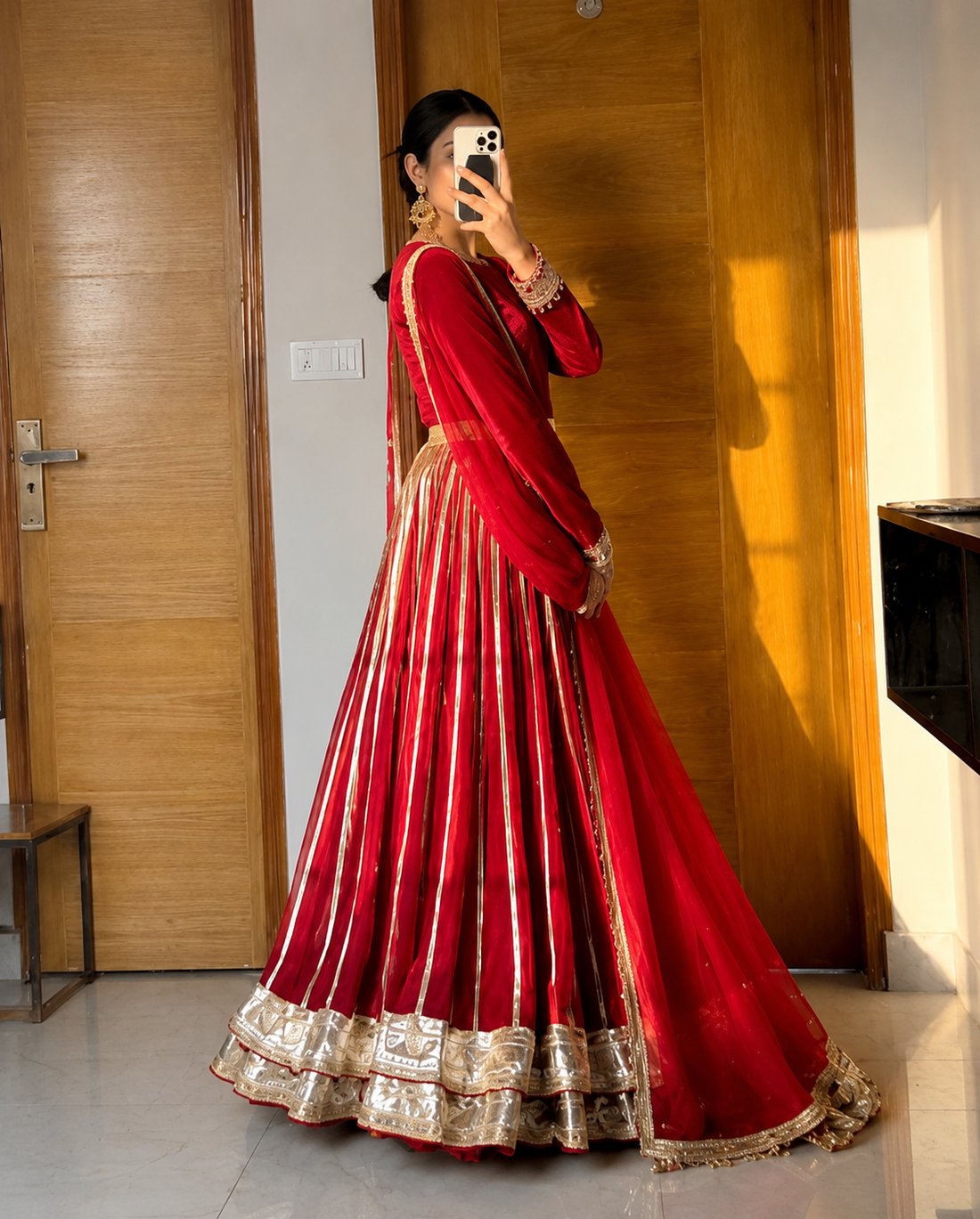 Buy Velvet Lehenga Designs Online 2026 for Weddings style by merram