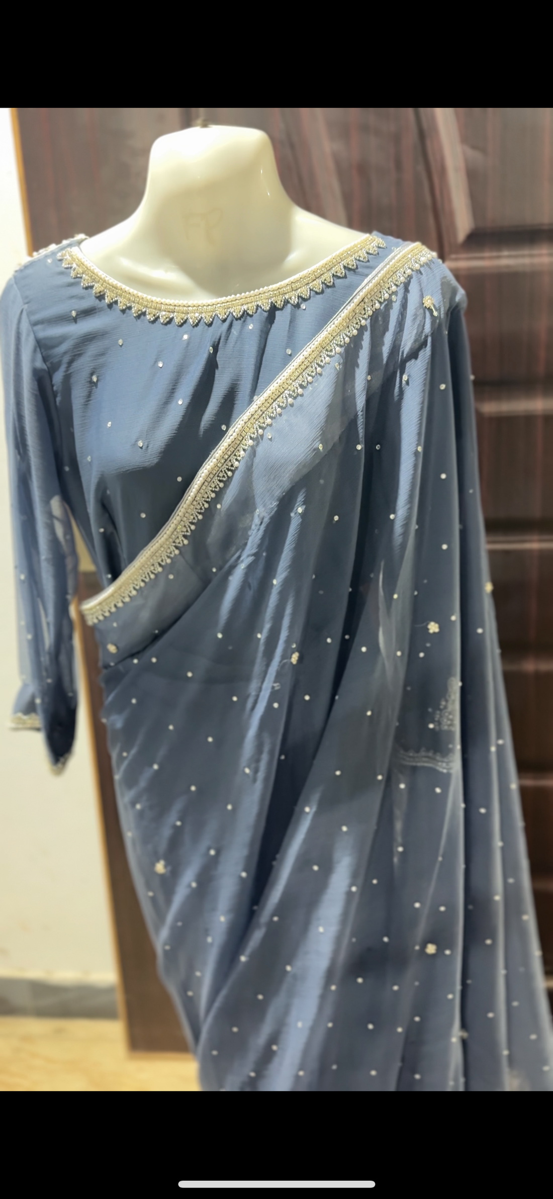 Buy Grey Chiffon Sarees Online for Elegant Occasions