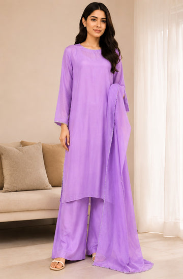 Elegant Lavender Color Dress for Women – Trendy Style