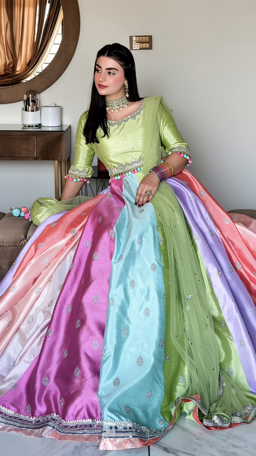 Cotton Candy Lehnga