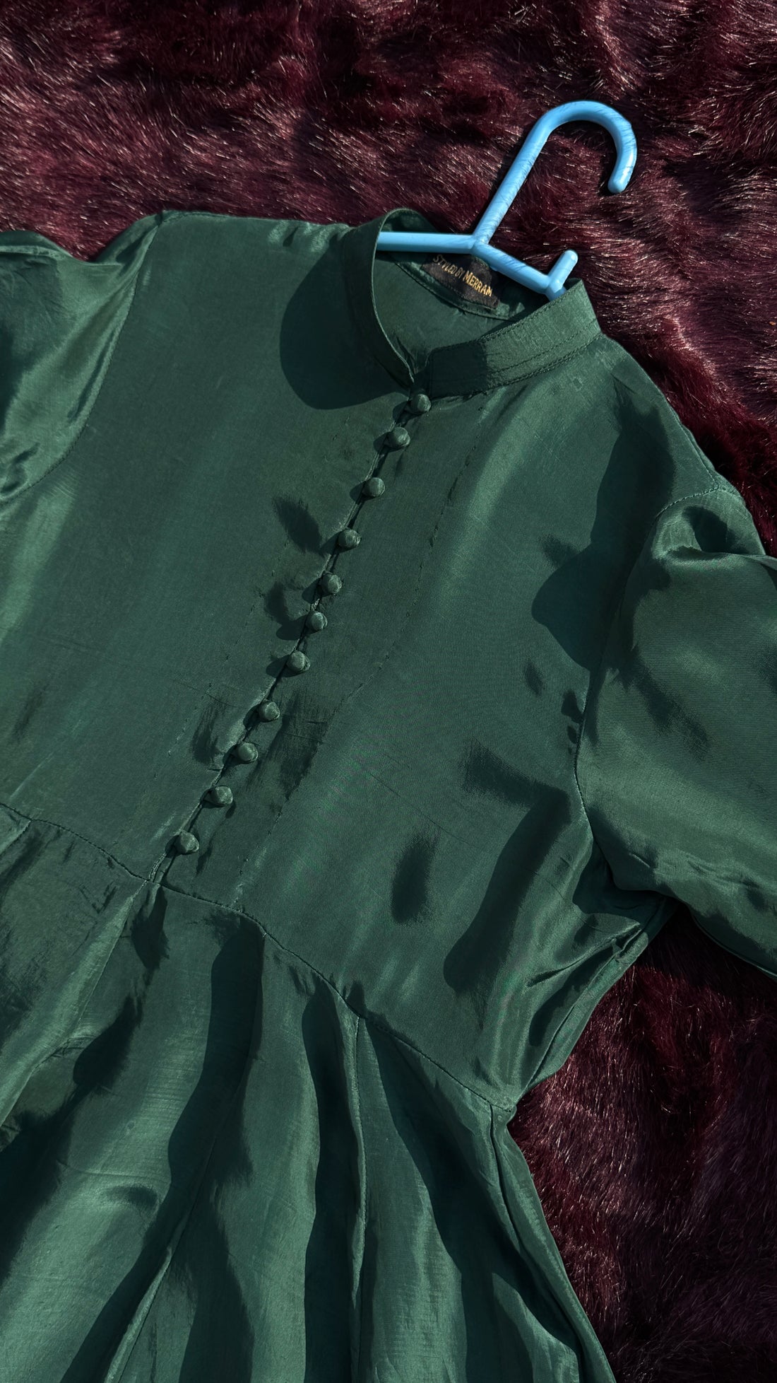 Elegant Green Anarkali Frock for Women – Stylish Look