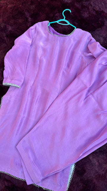 Elegant Lavender Color Dress for Women – Trendy Style