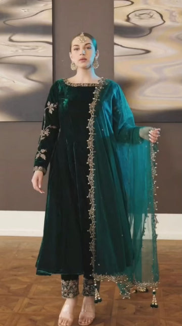 Micro Velvet 9000 CC Fabric – Premium Pakistani Occasion Wear