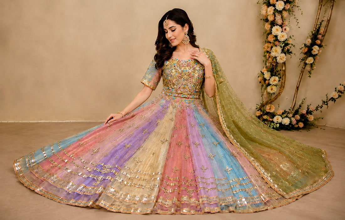 Sunhari Multicolor Lehenga