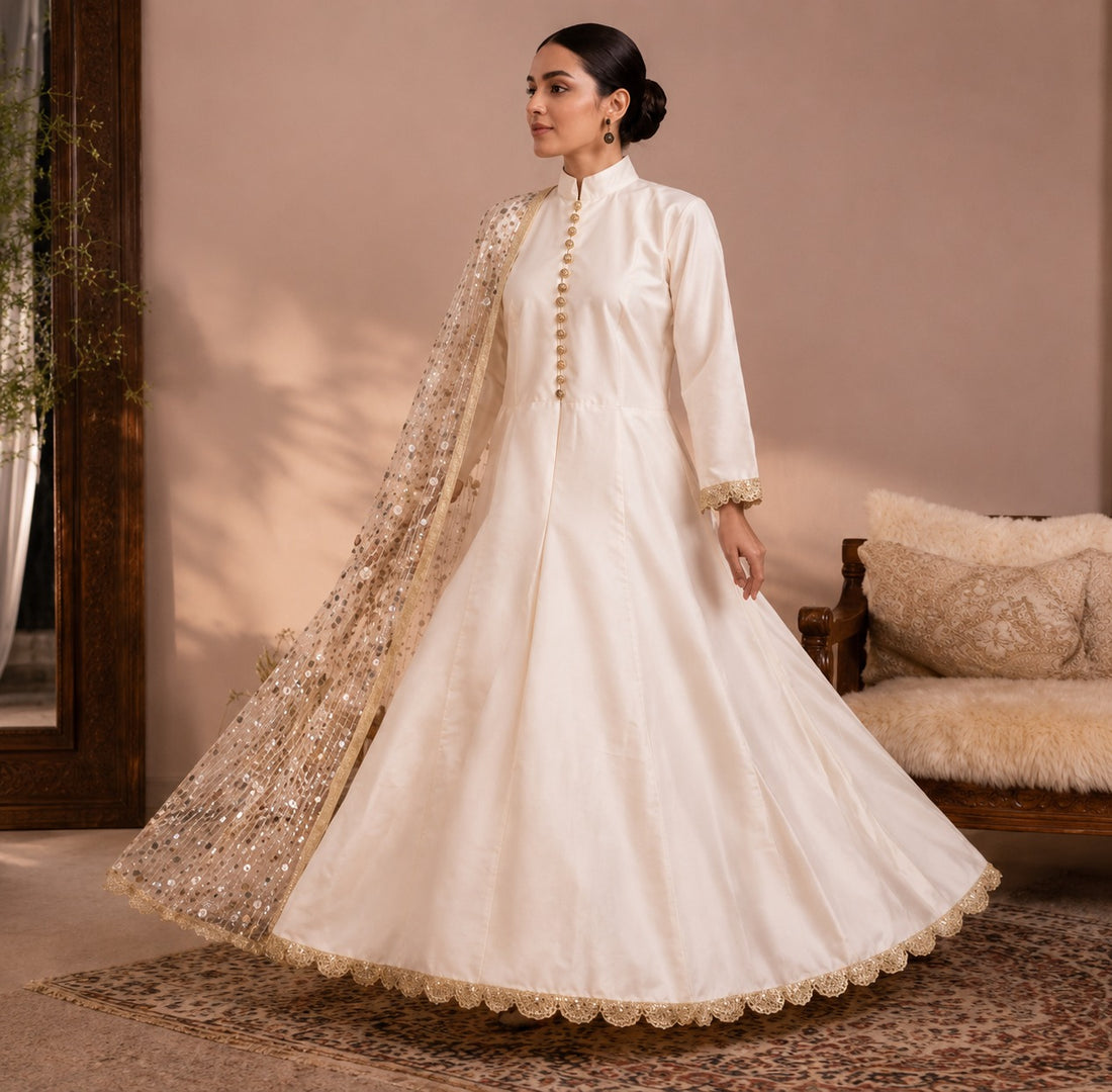 Viral white frock dress for girls / woman